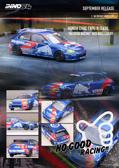 Honda Civic Type-R EK9 - "No Good Racing" Red Bull Livery