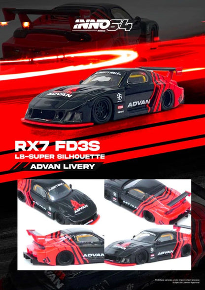 LBWK Mazda RX7 (FD3S) LB-Super Silhouette - Advan Livery