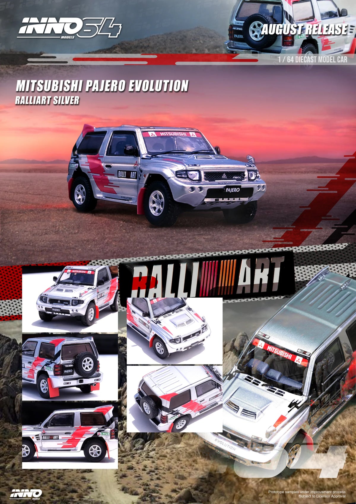 Mitsubishi Pajero Evolution - Ralliart (Silver)