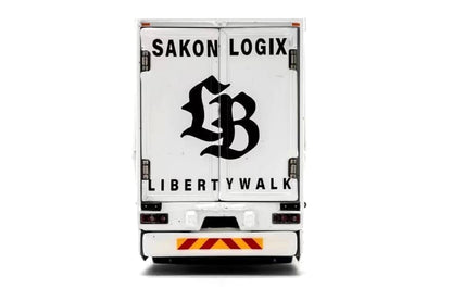 Liberty Walk LB-Trucks Mitsubishi Fuso Super Great Transporter - Sakon Logix (White)