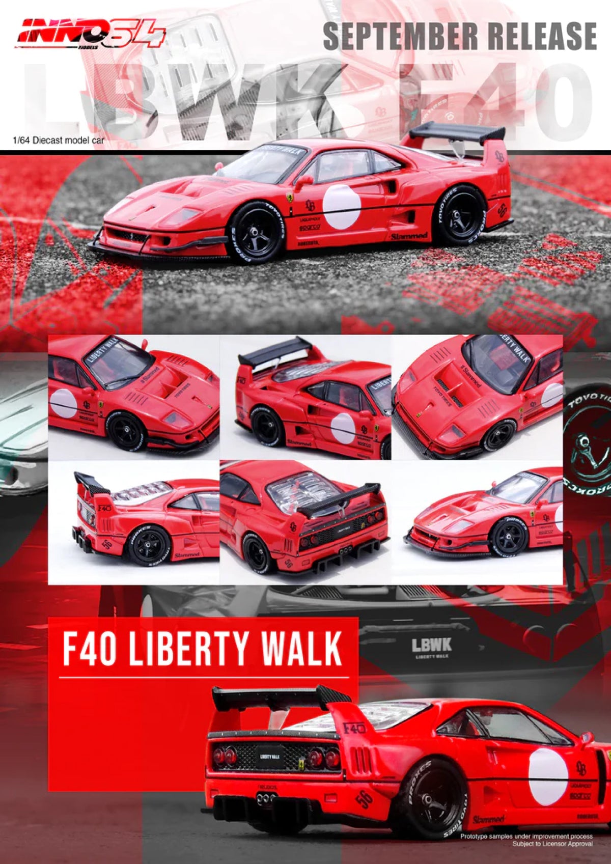 LBWK Ferrari F40 (Red)