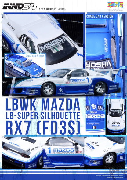 Mazda RX7 (FD3S) LB-Super Silhouette - Hong Kong Toy Car Salon 2024 Special Edition