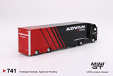 #741 - Mercedes-Benz Actros w/ Racing Transporter "ADVAN"