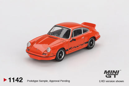 #1142 - Porsche 911 Carrera RS 2.7 (Tangerine with Black Livery)