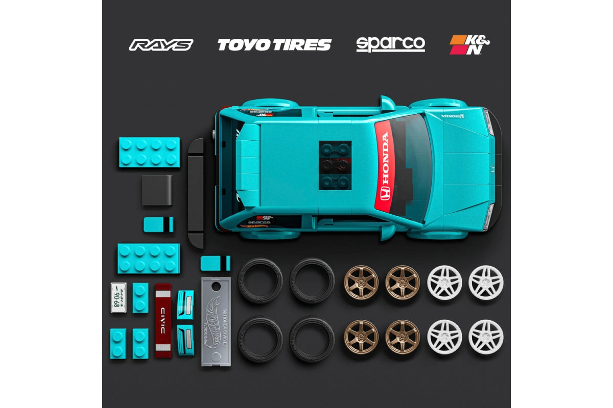 1:32 - Custom '90 Honda Civic EF Building Set