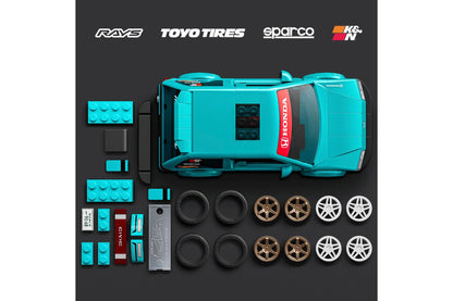1:32 - Custom '90 Honda Civic EF Building Set