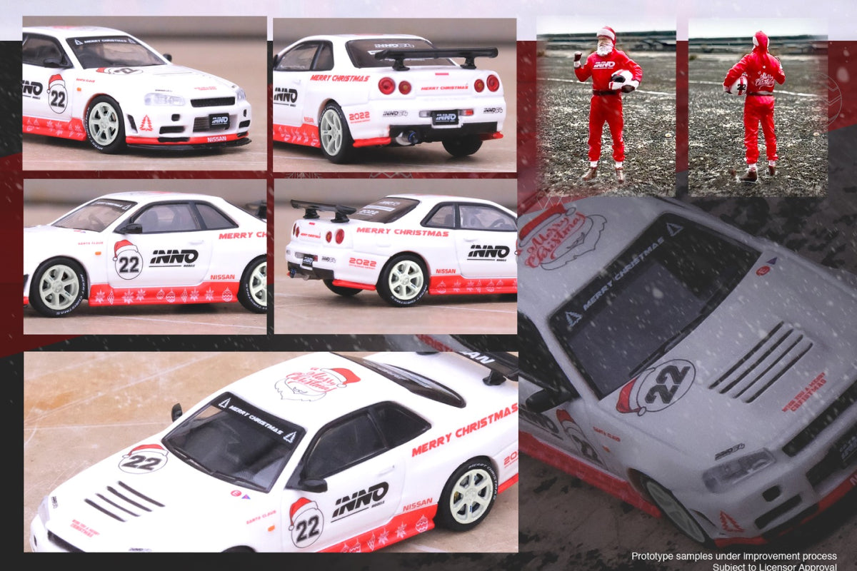 Nissan Skyline GT-R (R34) - X-Mas 2022 Special Edition with Santa Figure