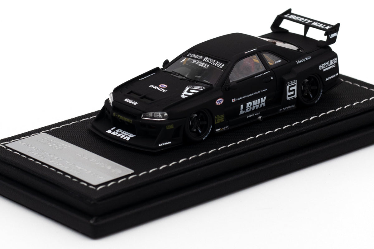 Nissan Skyline "LBWK" (ER34) Super Silhouette (Matt Black / Resin)