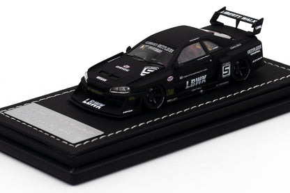 Nissan Skyline "LBWK" (ER34) Super Silhouette (Matt Black / Resin)