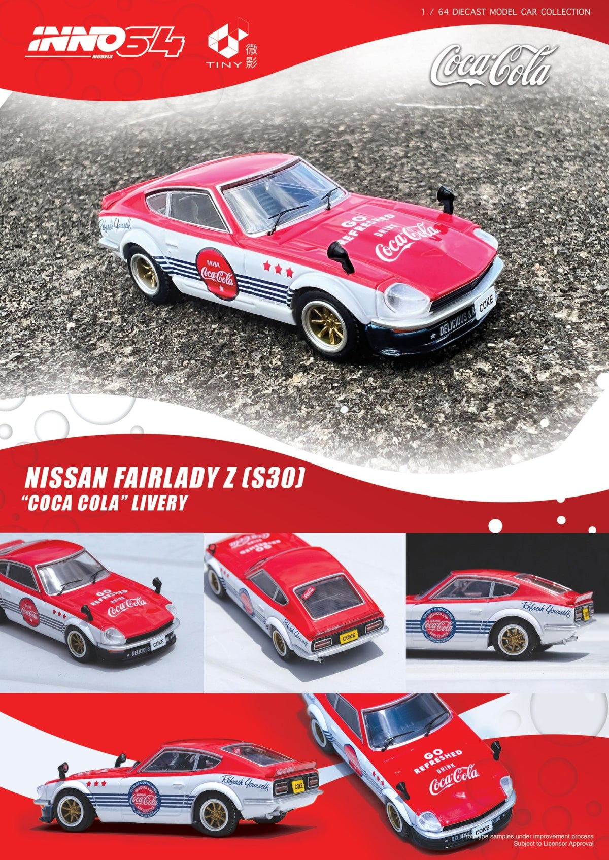 Nissan Fairlady Z (S30) / Nissan Fairlady Z (S32) - Coca Cola Livery Box Set