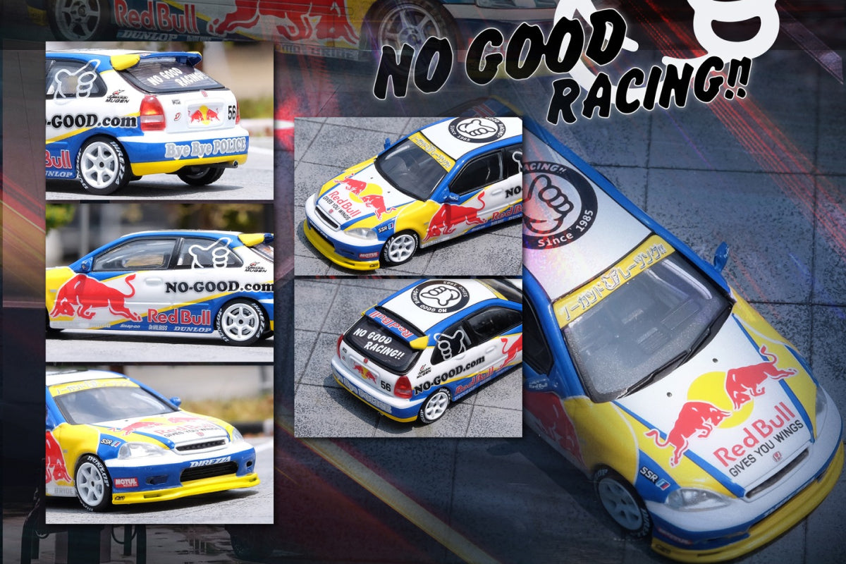 Honda Civic EK9 "No Good Racing" Red Bull Livery