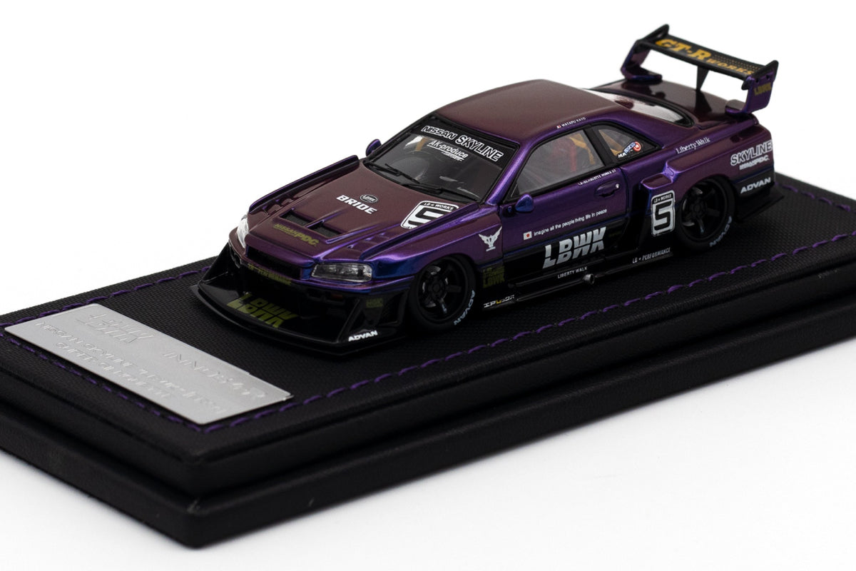 Nissan Skyline "LBWK" (ER34) Super Silhouette (Midnight Purple II / Resin)