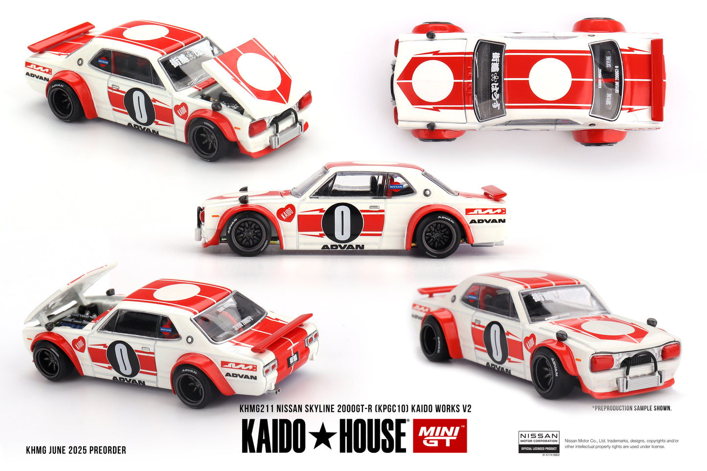 [Pre-Order] #211 - Nissan Skyline 2000GT-R (KPGC10) Kaido Works V2