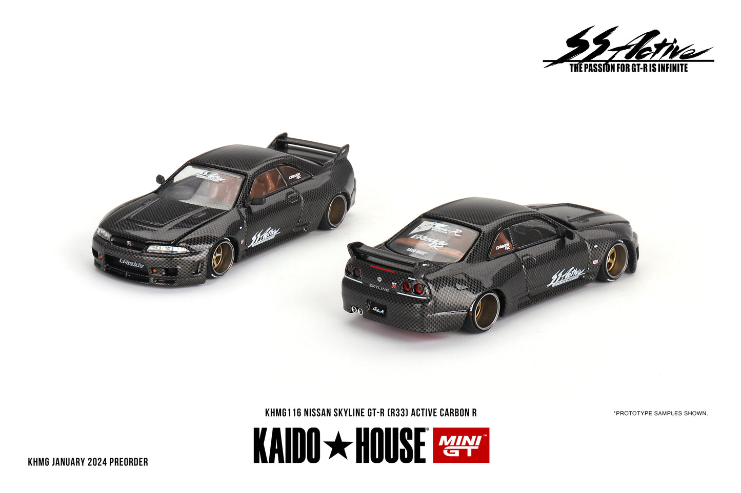 #116 - Nissan Skyline GT-R (R33) Active Carbon R