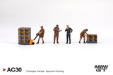 1:64 Figures: UPS Driver and workers