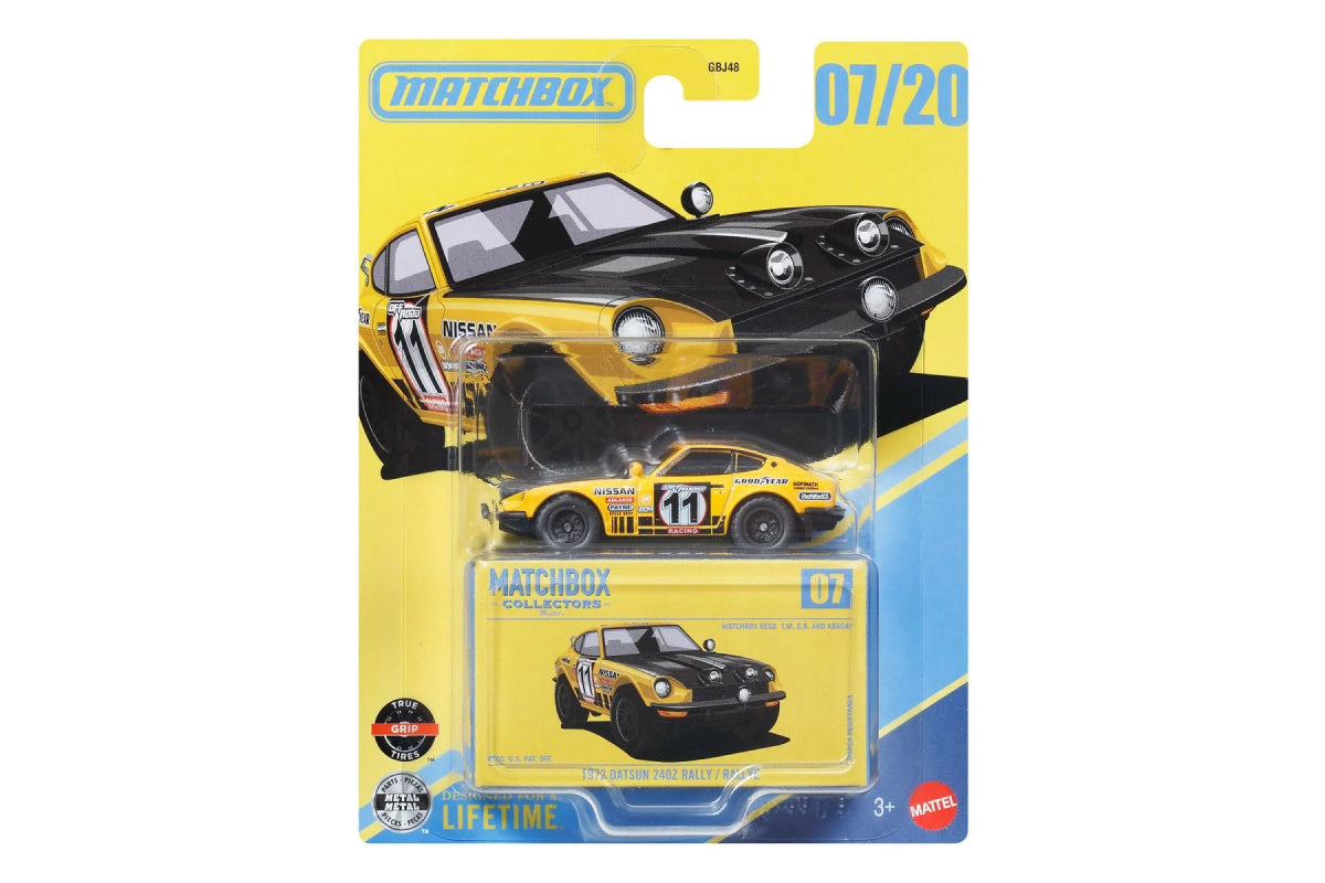 Matchbox Collectors Series 2026 #07 - 1972 Datsun 240Z Rally