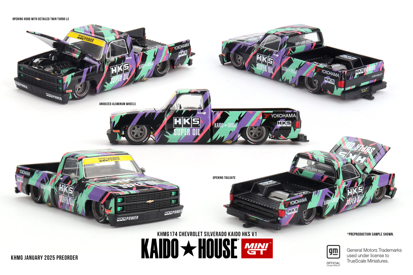 [Pre-Order] #174 - Chevrolet Silverado KAIDO HKS V1