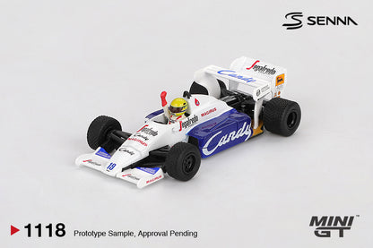 #1118 - Toleman TG184 #19 Ayrton Senna 1984 Monaco Grand Prix 2nd Place