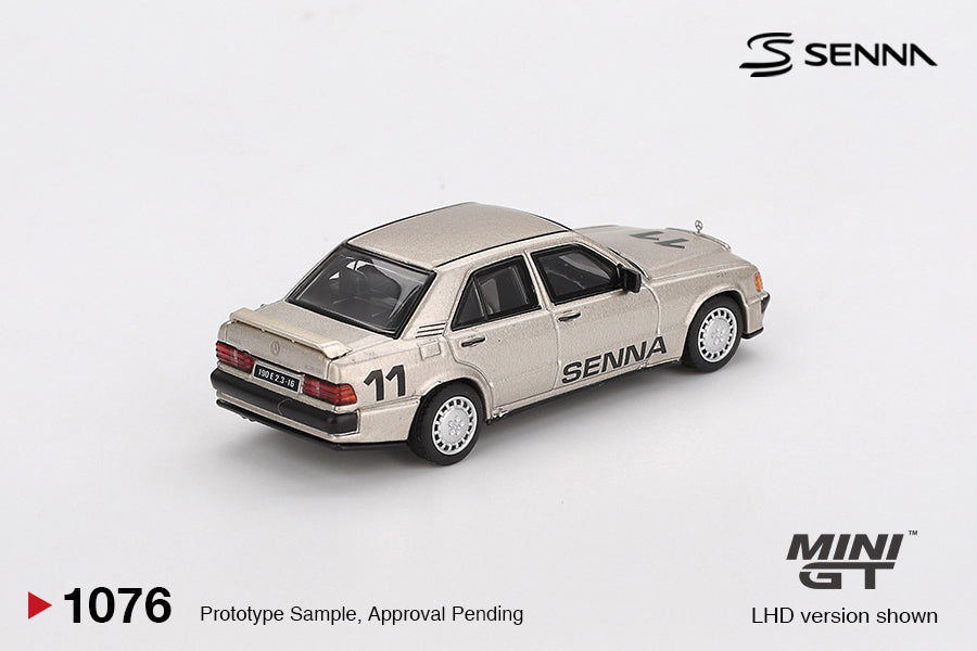 #1076 - Mercedes-Benz 190 E 2.3-16 #11 Ayrton Senna 1984 Nürburgring Race of Champions w/ Figure