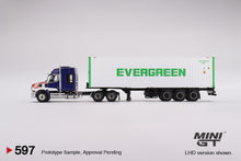 #597 - Western Star 49X Blue w/ 40' Reefer Container "Evergreen"