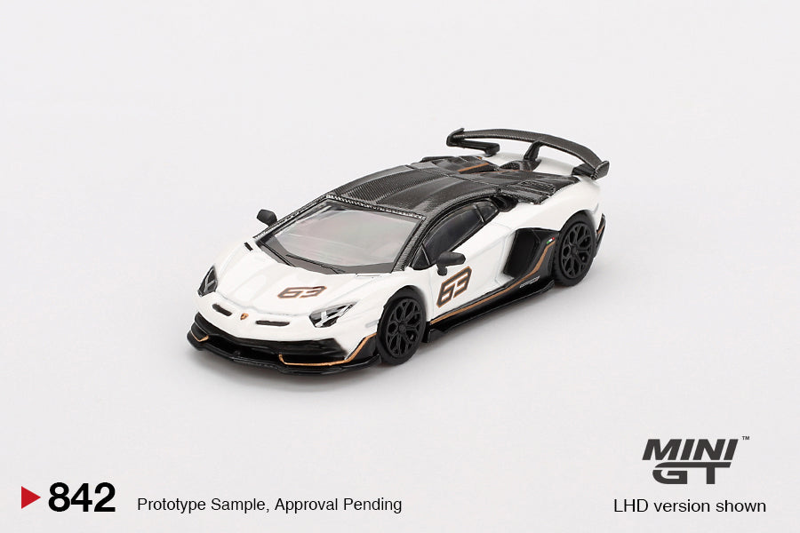 #842 - Lamborghini Aventador SVJ 63 Bianco Asopo