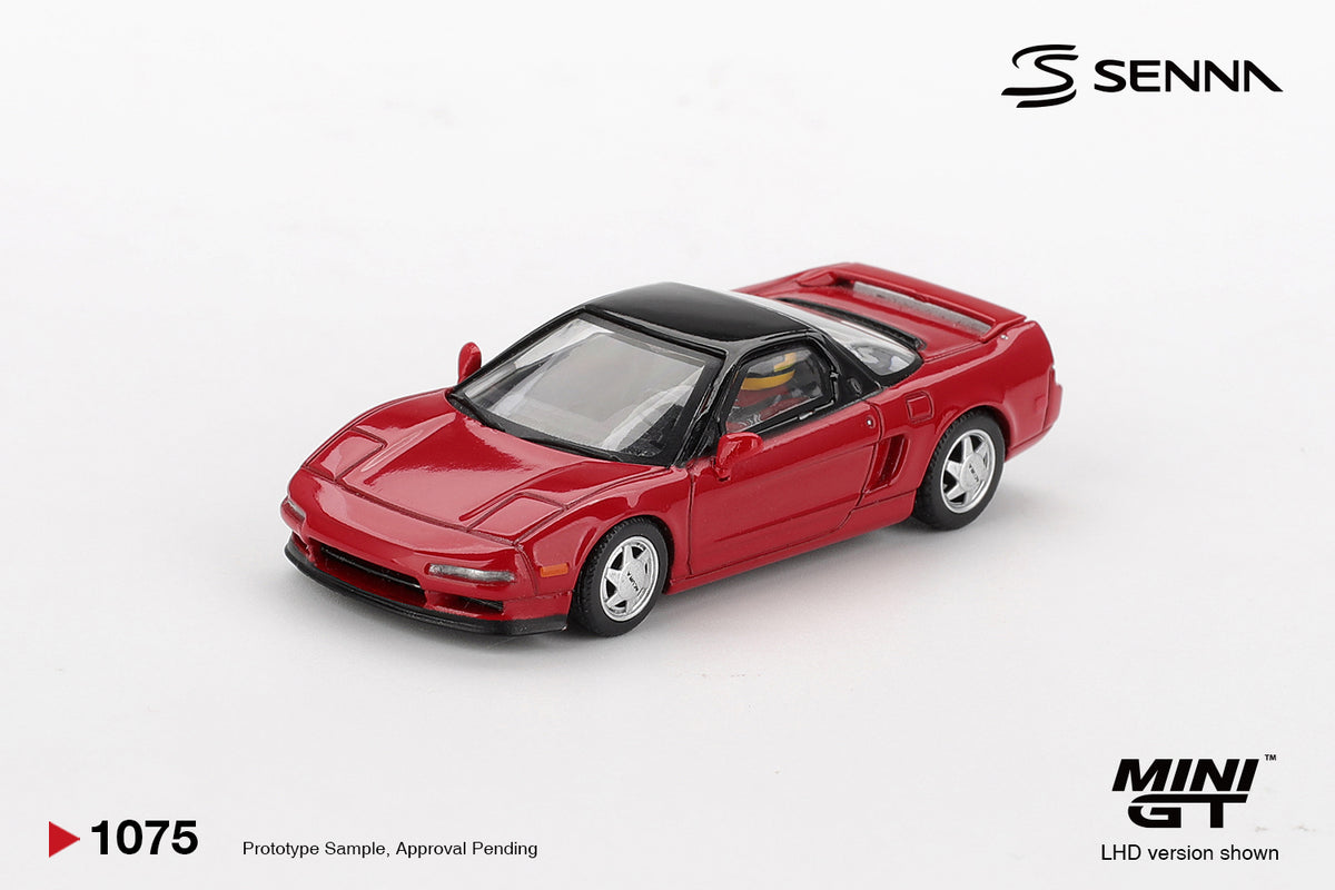 #1075 - Honda NS-X Prototype Midship Sports 1989 Ayrton Senna w/ Figure