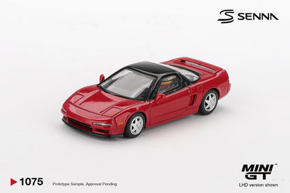 #1075 - Honda NS-X Prototype Midship Sports 1989 Ayrton Senna w/ Figure