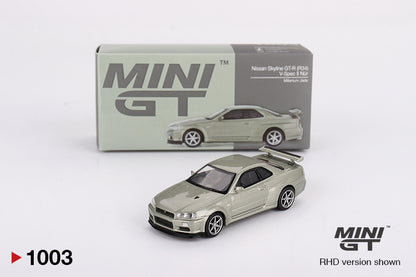 #1003 - Nissan Skyline GT-R (R34) V-Spec II Nür (Millenium Jade)