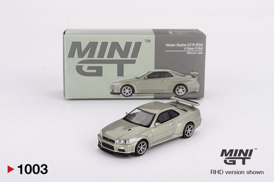 #1003 - Nissan Skyline GT-R (R34) V-Spec II Nür (Millenium Jade)
