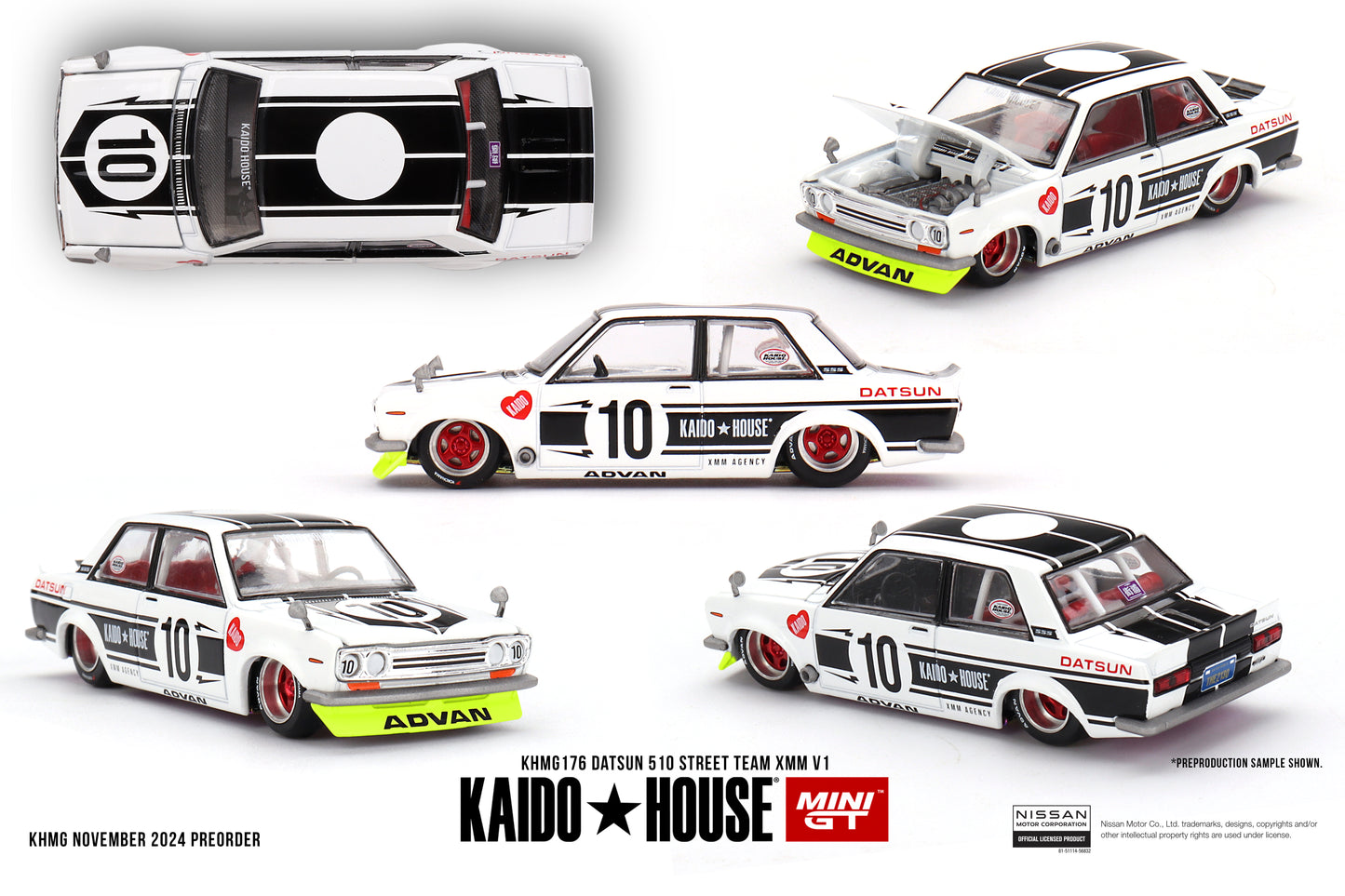 [Pre-Order] #176 - Datsun 510 Street Team XMM V1
