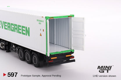 #597 - Western Star 49X Blue w/ 40' Reefer Container "Evergreen"