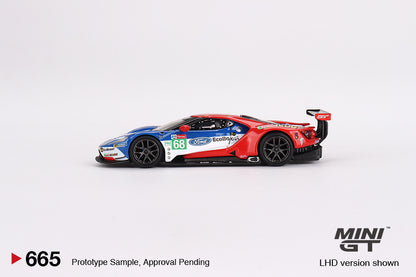 #663/664/665/667 - Ford GT LMGTE PRO 2019 24 Hrs of Le Mans Ford Chip Ganassi Team (4 Cars Set)
