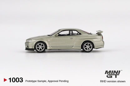 #1003 - Nissan Skyline GT-R (R34) V-Spec II Nür (Millenium Jade)