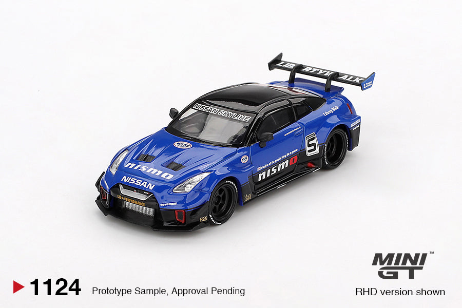 1124 - LB-Silhouette WORKS GT Nissan 35GT-RR Ver.2 (Blue) – Modelmatic