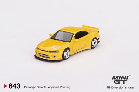 #643 - Nissan Silvia (S15) Rocket Bunny (Bronze Yellow)