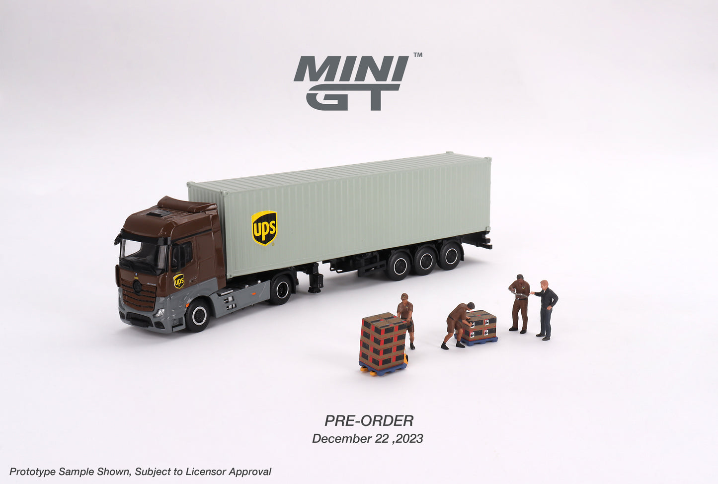 #705 - Mercedes-Benz Actros with 40 Ft Container "UPS Europe"