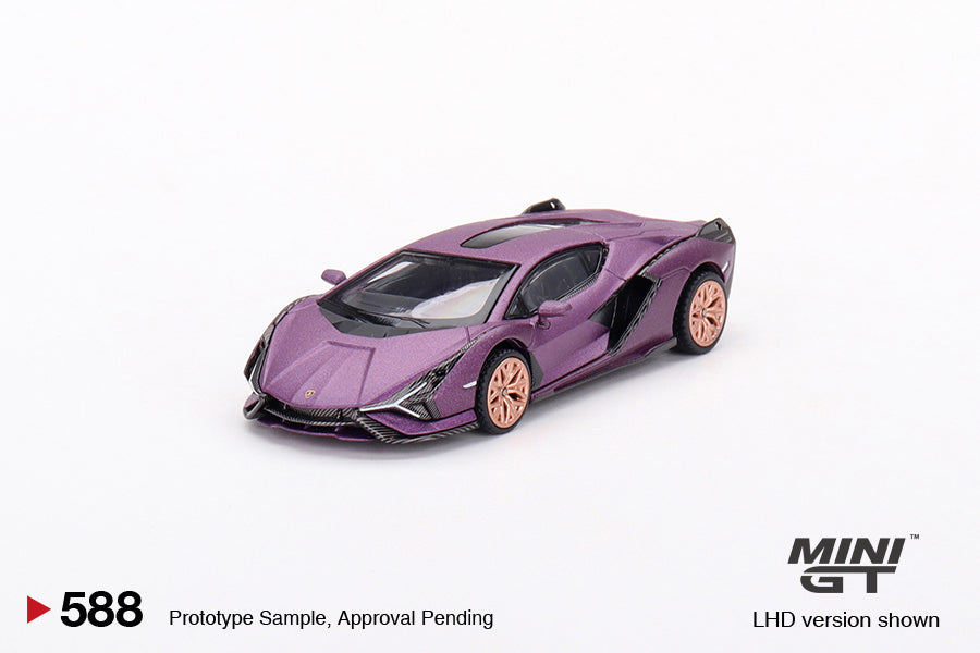 #588 - Lamborghini Sián FKP 37 Matte Viola SE30 [Hong Kong Exclusive]