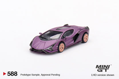 #588 - Lamborghini Sián FKP 37 Matte Viola SE30 [Hong Kong Exclusive]
