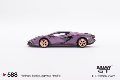 #588 - Lamborghini Sián FKP 37 Matte Viola SE30 [Hong Kong Exclusive]