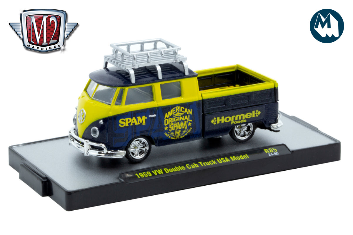 M2 Detroit Muscle 85 - 1959 VW Double Cab Truck USA Model "Spam"