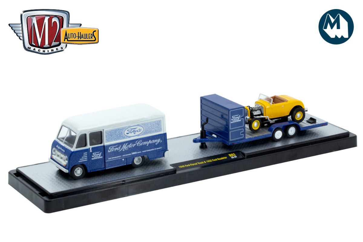 M2 Auto-Haulers 93 - 1948 Ford Parcel Truck & 1932 Ford Roadster