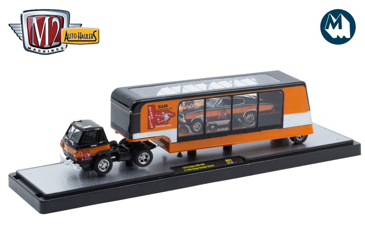 M2 Auto-Haulers 91 - 1970 Dodge L600 COE & 1966 Dodge Charger Gasser