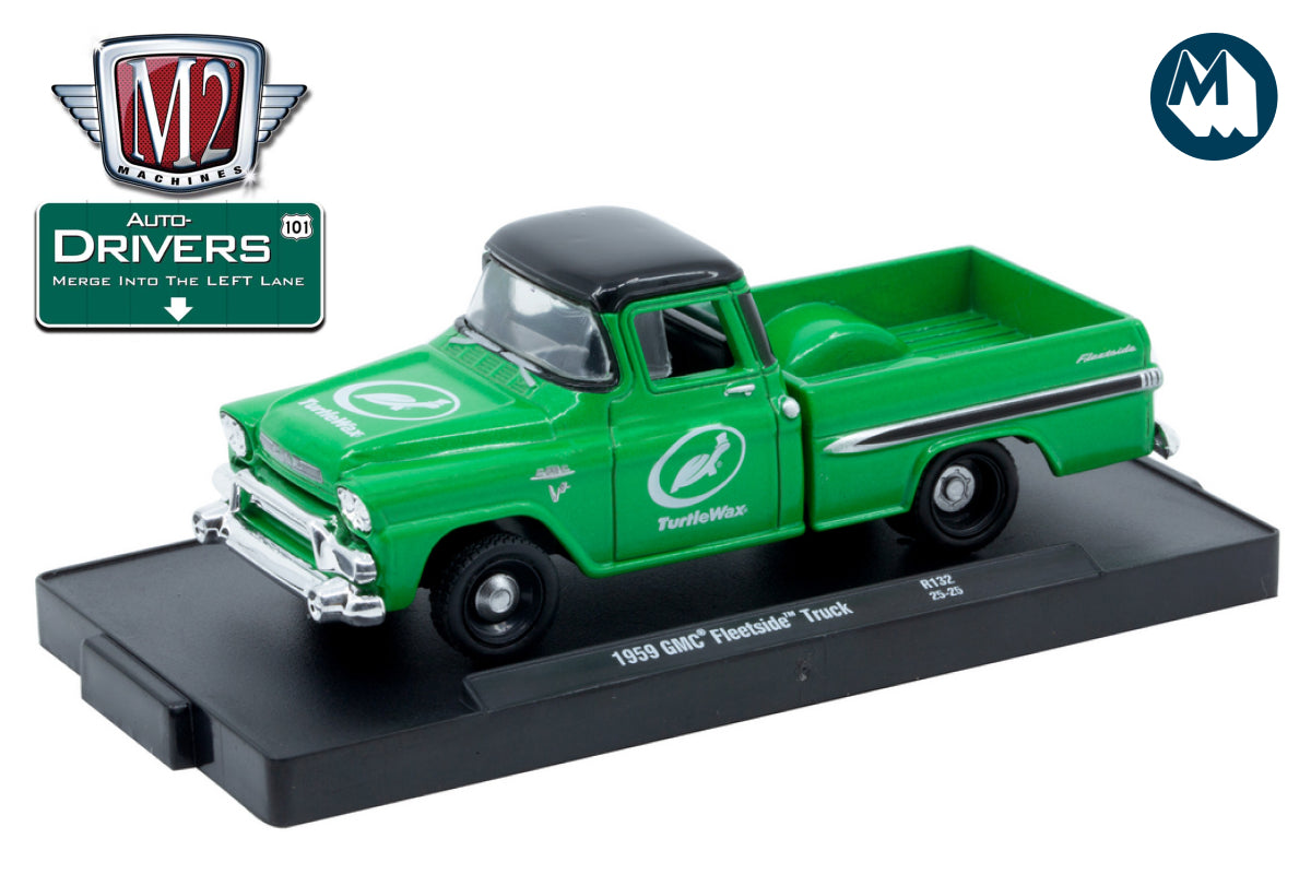 M2 Drivers 132 - 1959 GMC Fleetside Truck - Turtle Wax