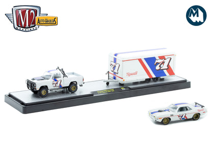 M2 Auto-Haulers 85 - 1974 Dodge W200 Power Wagon & 1971 Plymouth HEMI Cuda