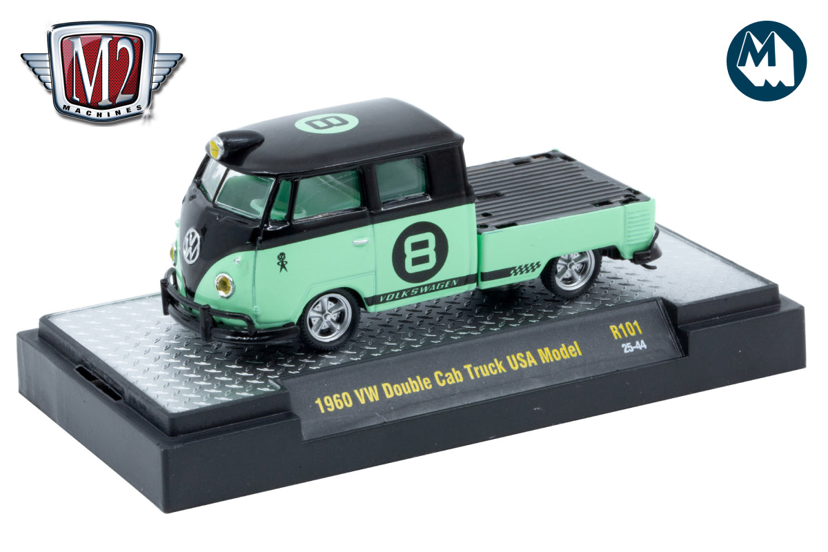 M2 Auto-Thentics 101 - 1960 VW double Cab Truck USA Model