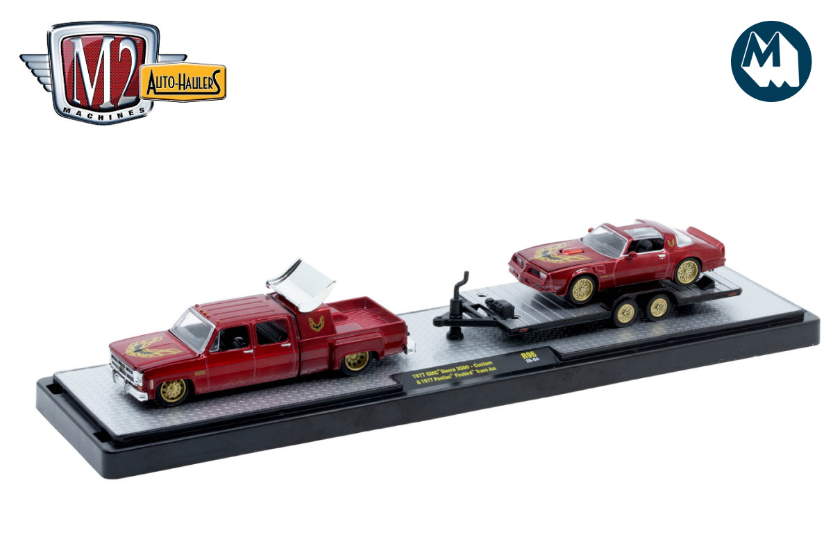 M2 Auto-Haulers 96 - 1977 GMC Sierra 3500 - Custom & 1977 Pontiac Firebird Trans Am