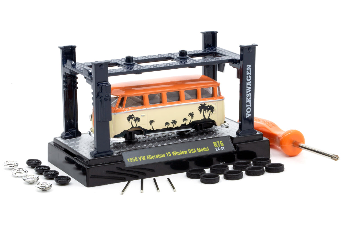 M2 Model Kit 76 - 1958 VW Microbus 15 Window USA Model