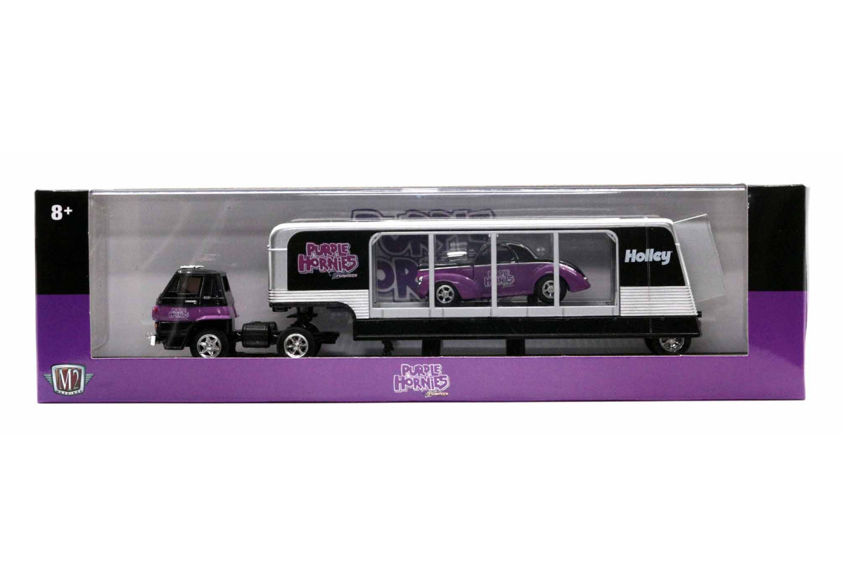 1970 Dodge L600 COE / 1941 Willys Coupe - Holley + Purple Hornies