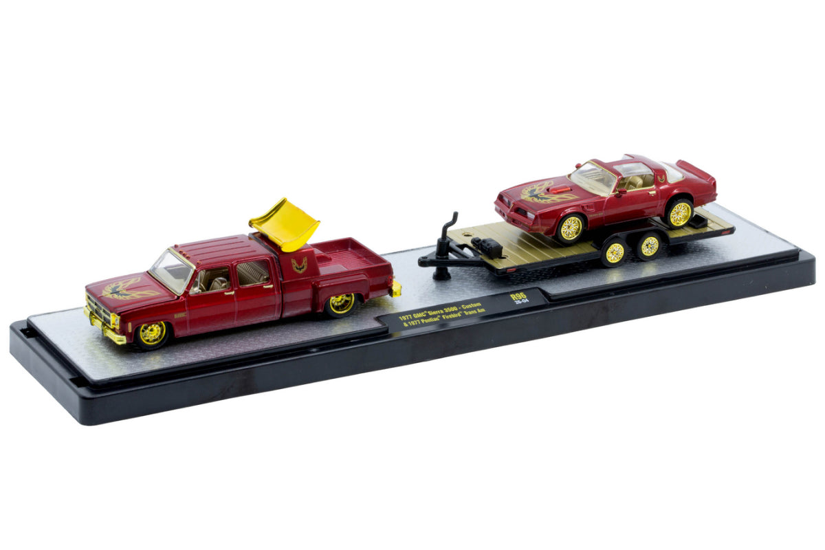 M2 Auto-Haulers 96 - 1977 GMC Sierra 3500 - Custom & 1977 Pontiac Firebird Trans Am