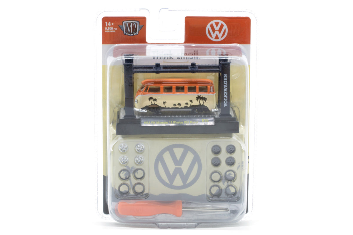 M2 Model Kit 76 - 1958 VW Microbus 15 Window USA Model